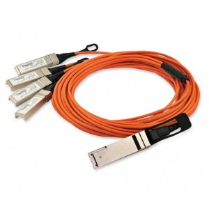 Cisco Qsfp-4x10g-aoc1m= 40gbase Active Optical Qsfp To 4sfp Breakout Cable, 1m