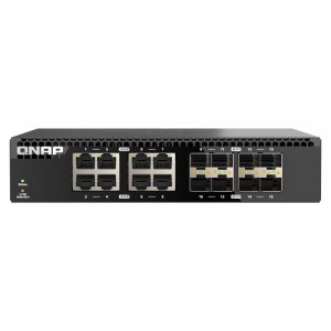Qnap Qsw-3216r-8s8t 8-port Managed Switch, 8g, 10gbe Sfp+(8), 10gbase-t(8), 2yr Wty