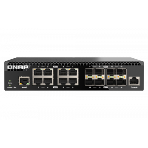 QNAP QSW-M3212R-8S4T 8-Port Half-width rackmount 10GbE SFP+ L2 managed switch