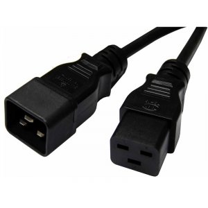 8ware 1m 15 Amp  Power Cable Extension Iec-c19 Male To Iec-c20 Female