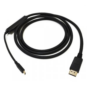 8ware Usb Type-c To Display Port (version 1.2) M/m Black - 2m