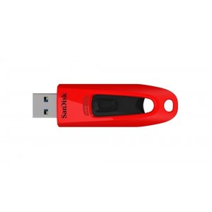 Sandisk Ultra Usb 3.0 Flash Drive| Cz48 32gb| Usb3.0| Red| Stylish Sleek Design| 5y