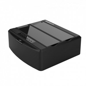 Simplecom (SD312 Black) Dual Bay USB 3.0 Docking Station for 2.5"" and 3.5"" SATA Drive, Offline Clo