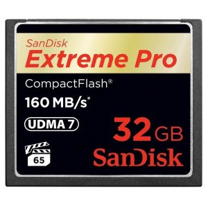 SanDisk 32GB Extreme Pro CF CompactFlash Memory Card - 160MB/s sdcfxps-032g