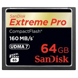 SanDisk 64GB Extreme Pro CF CompactFlash Memory Card - 160MB/s sdcfxps-064g