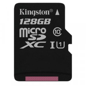 Kingston 128GB Canvas Select microSDXC UHS-I Class 10 Memory Card - 80MB/s SDCS/128GB