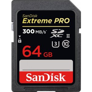 SanDisk 64GB Extreme PRO UHS-II SDXC Memory Card