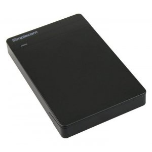 Simplecom SE203 Tool Free 2.5"" SATA HDD SSD to USB 3.0 Hard Drive Enclosure Black