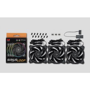 InWin Sirius Asl120-3pk Sirius Loop Addressable Fan 3 Pack