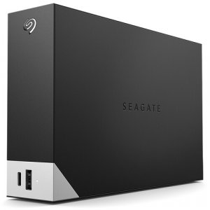Seagate 10TB One Touch Desktop External Drive with Built-In Hub (Black)