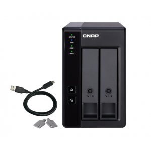 QNAP TR-002 2-bay USB 3.1 Gen 2 RAID Expansion Enclosure 