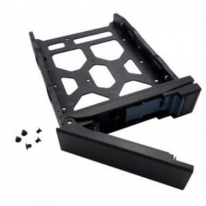 Qnap Tray-35-nk-blk03 Black Hdd Tray For 3.5" And 2.5" Drives Without Key Lock For Tvs-x82/tvs-x82t Series