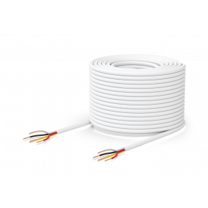 Ubiquiti Door Lock Relay Cable, Uacc-cable-doorlockrelay-2p, 500-foot (152.4 M) Spool Of Two-pair, Low-voltage Cable, 36v Dc, 	solid Bare Copper,white