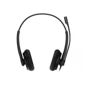 Yealink Uh34l-d-uc  Dual Wideband Noise Cancelling Headset, Usb, Foam Ear Piece, Hd Voice, Plug & Play, Active Protection Technology, Black