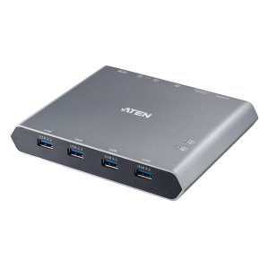 Aten US3311-AT-U 2-port 4k Displayport Usb-c Kvm Dock Switch With Power Pass-through