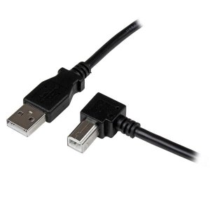 Startech Usbab2mr 2m Usb 2.0 A To Right Angle B Cable M/m