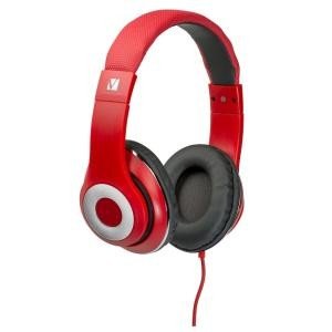 Verbatim 65067 Over-ear Calssic Audio Headphones - Red