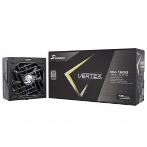 Seasonic VERTEX PX-1200W Power Supply, 80PLUS Platinum, Fully Modular, 135mm FDB Fan