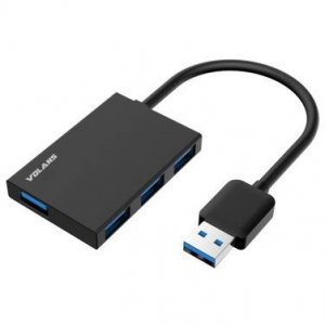 Volans VL-HB04S Aluminium USB to 4-Port USB 3.0 Hub 