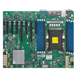 Supermicro X11spl-f Motherboard, Xeon Lga3647 Single Socket, C621, 8 X Dimm, 2 X Gbe Lan, 8 X Sata3 Ports