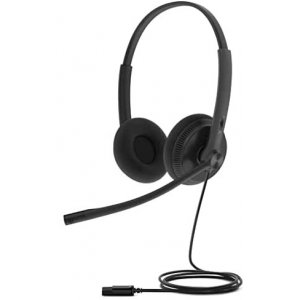 Yealink Yhd342-lite  Wideband Qd Dual Headset, Foam Ear Cushion, For Yealink Ip Phones, Qd Cord Not Included