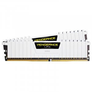 Corsair Vengeance LPX 16GB (2x 8GB) DDR4 3200MHz Memory White CMK16GX4M2B3200C16W