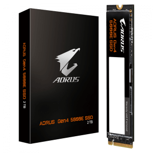 Gigabyte Aorus Gen4 5000e Ssd 2tb Pci-express 4.0x4, Nvme 1.4, Sequential Read ~6500 Mb/s, Sequential Write ~6000 Mb/s