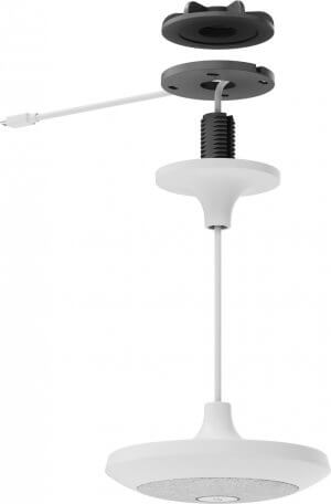 Logitech 952-000123 Mic Pod Pendant Mount - Includes Ceiling Mount And Mic Holder