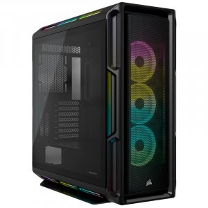 Corsair iCUE 5000T RGB Tempered Glass Mid-Tower ATX Case - Black