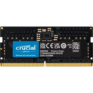 Crucial CT8G48C40S5 8gb Ddr5 Notebook Memory, Pc5-38400, 4800mhz, Unranked, Life Wty