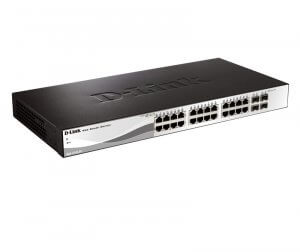 D-Link DGS-1210-28 28-Port Gigabit WebSmart Switch with 24 UTP and 4 SFP Ports