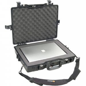 Pelican 1495 Laptop Case With Foam Black. Fits Up To 17" Laptops