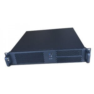 Tgc Rack Mountable Server Chassis 2u 390mm Depth, 2x Ext 5.25' Bay, 4x Int 3.5' Bays, 4x Low Profile Pcie Slots, Matx Mb, Atx Psu