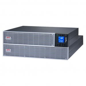 APC SRVL3KRILRK 4U Rack/Tower On-Line 3kVA 230V, 6x IEC C13 + 1x IEC C19, with Rail Kit, Easy UPS
