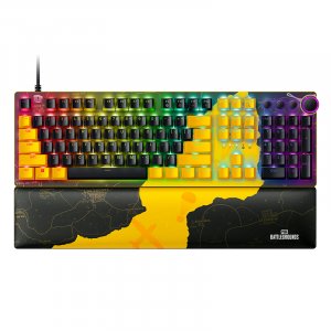 Razer Huntsman V2 Optical Gaming Keyboard-pubg: Battlegrounds Edition (linear Optical Switch)-world Packaging