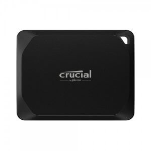 Crucial CT1000X10PROSSD9 X10 Pro 1tb Portable Usb-c Ssd, 2100r/2000w Mb/s, Black, 3yr Wty