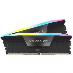 CORSAIR Vengeance RGB 64GB (2 x 32GB) 288-Pin PC RAM DDR5 6000 (PC5 48000) XMP 3.0 AMD EXPO Desktop Memory CMH64GX5M2B6000Z40