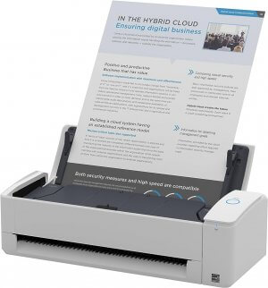 Fujitsu ScanSnap iX1300 Compact Wireless or USB Double-Sided Color Document, Photo & Receipt Scanner