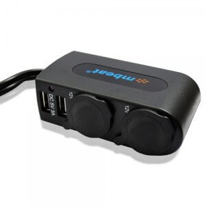 Mbeat 3a/15w Dual Port Usb And Cigarette Lighter Charger