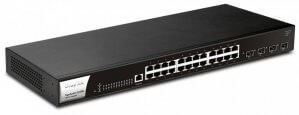 Draytek Vigorswitch G2280x L2+ Managed Gigabit Switch With 4 X 10gbe Sfp+ Slots, 24 X Gbe Ports, And 1 X Console Port