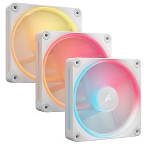 Corsair iCUE Link LX120-R RGB 120mm Triple Reverse Fan Kit White