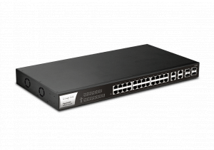 DrayTek VigorSwitch P1282 DSP1282 28-Port Web Smart Gigabit PoE+ Switch