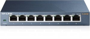 TP-LINK TL-SG108 8 Port Gigabit Desktop Switch - Metal Housing 