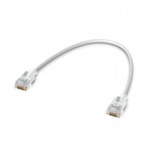 Ubiquiti Unifi Etherlighting Patch Cable, Single Unit, Indoor, Length 0.15m, White/translucent, Incl 2yr Warr