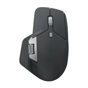 Rapoo Mt760l Black Multi-mode Wireless Mouse -switch Between Bluetooth 3.0, 5.0 And 2.4g -adjust Dpi From 600 To 3200