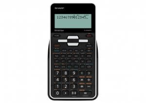 Sharp 396 MATH FUNCTION TEXTBOOK DISPLAY SCIENTIFIC CALCULATOR - WHITE