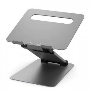 ALOGIC ElitePlus Adjustable Laptop Riser - Space Grey EPALR-SGR