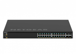 Netgear M4350-24g4xf 28-port Layer 3 Stackable Fully Managed Switch With 24 X 1g Poe+ & 4 X 10gbase-x Sfp+| Prosafe Lifetime Warranty (gsm4328)*new