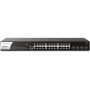 DrayTek VigorSwitch P2282X, L2+ Managed 24-Port POE+ Gigabit Switch, 4 x 10Gbps SFP+ Ports and Power Redundancy, IPv6, Rack Mountable
