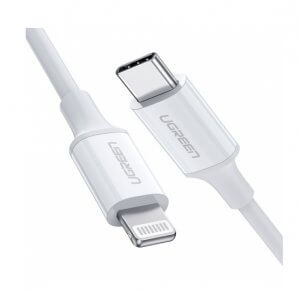 Ugreen 10493 Mfi Usb-c To Lightning Cable 1m White